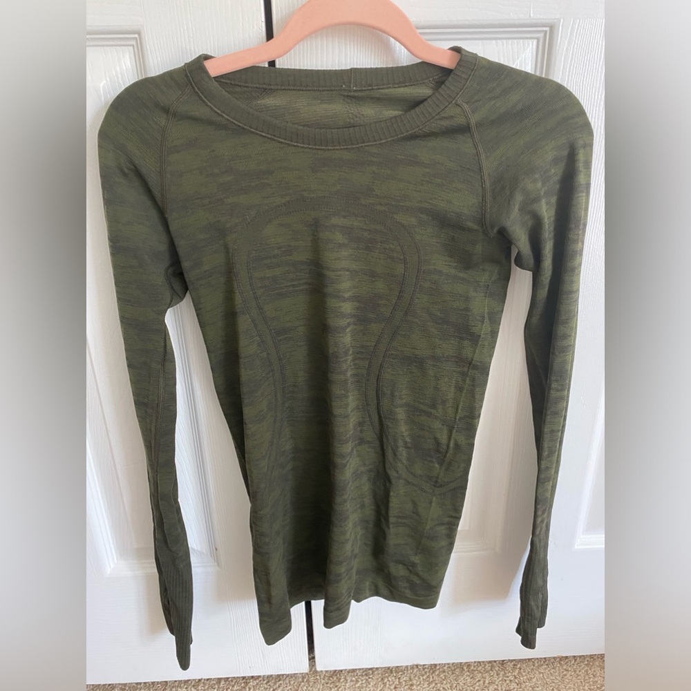 Green Camo Lulu long sleeve